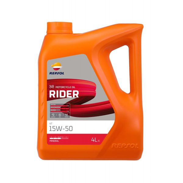 REPSOL RIDER 4T 15W-50 1X4L